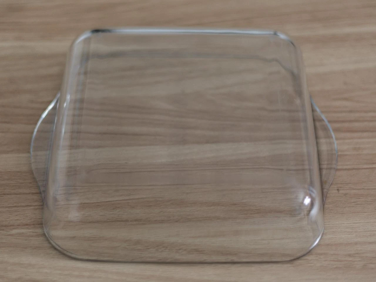 Plato quadrado de vidro transparente 22x22 cm - Centrakor - Muito bom estado – photo 3
